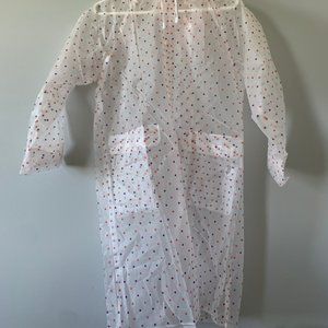 Polka Dot Rubber Raincoat
